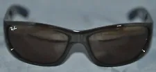 Ray Ban Wrap Polished Dark Havana Frame Brown Lens RB4188 6007/73