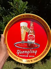 Vibrant YUENGLING White label beer tray 13"