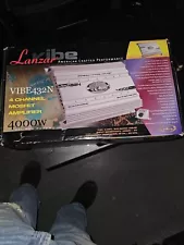 Lanzar VIBE432 Vibe 4000 Watt 4 Channel Mosfet Amplifier Car Audio Amp