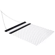 4ft x 5ft Chain Harrow For Landscape Leveling UTV Tractor For Gravel Yard