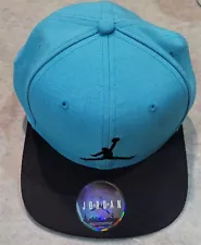 NEW Air Jordan True Hat Snapback Cap - Aqua & Black FREE SHIP! Sales For MISSION