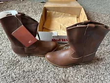 Red Wing 1155-2 Pecos Mens Brown Leather NailSet Boots Size 10.5 E USA