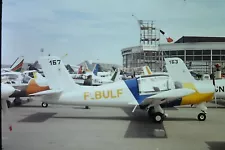 SOCATA RALLYE Aircraft (F-BULF) - Vintage 35mm SLIDE (c1970s)