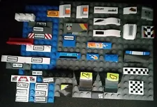 Assorted Lego Car Graphics Printed/Sticker Assorted Pieces