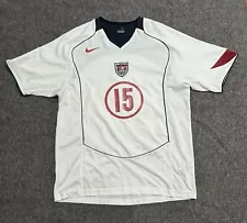 2004 USMNT US National Team Soccer Jersey - NIKE - Numbered 15 - Medium