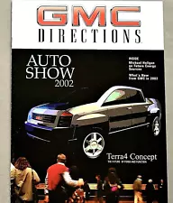 2002 GMC CONCEPT TRUCKS ANNOUNCEMENT BROCHURE ~ 24 PAGES