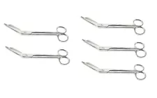 5 Lister Bandage Scissors 7.5" Surgical Instruments Stainless Steel