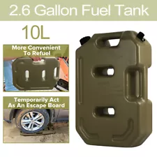 10L Fuel Tank Gasoline Diesel Can Pack Fit for UTV Jeep Polaris RZR Container