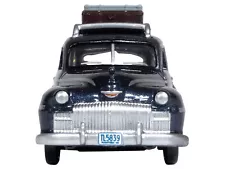 1946 DeSoto Suburban with Roof Rack and Luggage Butterfly Blue Metallic with Cry