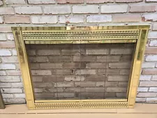 Thermo-Rite Solid Brass Fireplace Glass Door