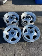 16 VINTAGE WHEELS RIMS STAGGERED OFFSET AMERICAN RACING 4 LUG 4X108 4X4.25 STAR