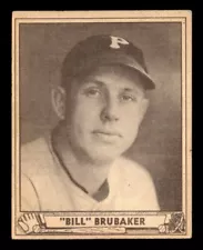 1940 Play Ball Bill Brubaker #166 VG/EX