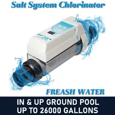 Pool Chlorine Generator Best Complete Salt Water Chlorinator System 26000 Gallon