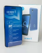 Alcatel 1 5033E 4G LTE 16GB GSM Unlocked Dual SIM Android Phone Black NEW