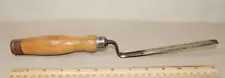 Old tools Vintage 1/2" Crank Neck pattern makers wood carving chisel