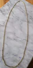 From Estate Sale 10K Solid Yellow Gold Rope Chain Necklace 40" Long 16g