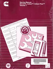 Cummins N14 STC, Celect, Celect Plus Service Manual 2 Volume Set 4310591