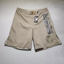 Bad Boy MMA Shorts Men 2XL Khaki Green Pro Series UFC Train Compete Fight