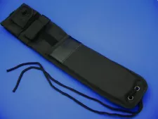 Carry-All horizontal or vertical position Black Nylon Fixed Blade Knife Sheath