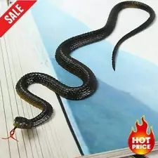 Rubber Fake Snake Garden ps Pretend Toy GAG Joke Prank Halloween Hot Prof