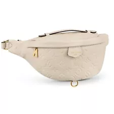 Louis Vuitton Bumbag Monogram Empreinte Creme Leather Crossbody Fanny Pack Bag