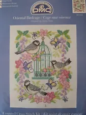 Cross stitch Kit " Oriental Birdcage " New by DMC