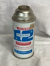 1 Can R12 Refrigerant 14oz SERCON AC FREON Vintage