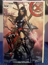 X-Men #34 Psylocke Trade Dress Variant by Jay Anacleto Marvel Comics 2024