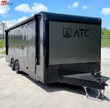 On Sale! ATC Black 8.5 x 24 ROM 500 Car / Race Trailer