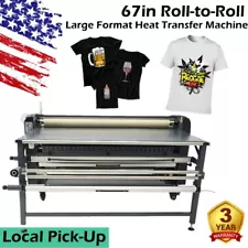 Local Pick-Up 67" Roll-to-Roll Large Format Sublimation Heat Transfer Machine