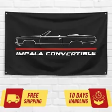 For Chevrolet Impala Convertible 1971 Car Enthusiast 3x5 ft Flag Gift Banner