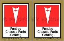 Pontiac Mechanical Parts Book Catalog 1967 1966 1965 1964 1963 Illustrated (For: More than one vehicle)