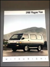 1988 Mitsubishi Wagon Van 20-page Original Car Sales Brochure Catalog