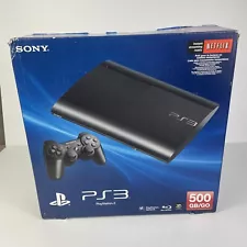 Brand New Sealed Sony PlayStation 3 PS3 Black 500GB Console CECH-4201C Superslim