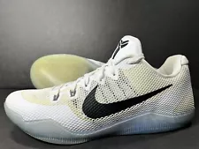 Nike Zoom Kobe 11 TB Fundamental White Basketball 836183-100 Mens Size 11.5