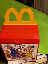 Vintage McDonalds Happy Meal Box 1989 Fisher Price Fries, Nuggets And Pie!