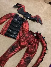 CHASING FIREFLIES BOYS SIZE 8 WISHCRAFT RED DEMON DRAGON COSTUME 4 Piece