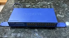 Netgear ProSafe JFS524V2 Wired 24 Port 10/100Mbps Ethernet Unmanaged Switch