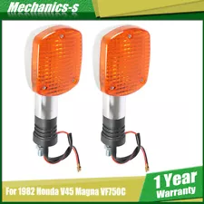 For 1982 Honda V45 Magna VF750C with stem Front Pair turn signal indicators (For: 1982 Honda V45 Magna)