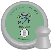 *sale*iHunter Holy Grail Domed .22/5.5mm Airgun Pellets Qty 250 free P&P L262