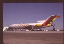 Orig 35mm airline slide Arizona West Airlines 727-51 fake airline for movie