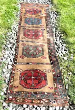 Vintage Runner Rug 25x101 Hand Knotted Oriental Carpet