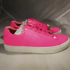 NIB Escada Casual Women Neon Pink Sneakers Shoes size 38