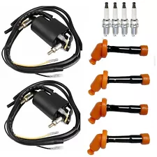 2 IGNITION COILS +Spark Plug FOR SUZUKI KATANA 750 GSX750F 1989-2006 (For: More than one vehicle)