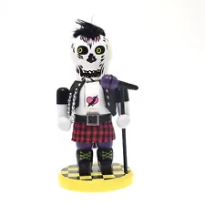 World Market 2014 Zombie Punk Rock Nutcracker Singer Halloween 7" Tall