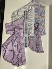 Lot Of 5 Unisex Satin Men Swim Briefs / Women’s Bikini XL