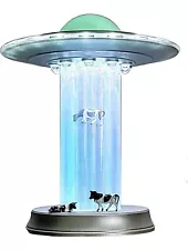 UFO Model Cow Abduction Alien Decoration Area 51 UFO Lamp Spacecraft Space Lover