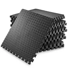 OPEN BOX - 30 Gym Exercise Flooring Mats - 24" Foam Workout Interlocking Tiles