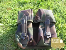 British Military PLCE DPM Woodland Camo Double Ammo Pouches ***Free Postage***