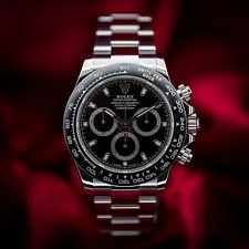 2023 Rolex Cosmograph Daytona 116500LN Black Dial Reverse Panda 40mm Box & Paper